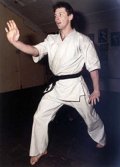 Shisochin Kata, taken at Greystones Dojo in 1984