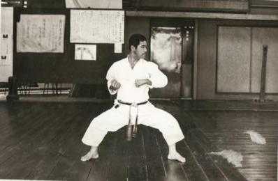 Sensei Higaonna practicing Sepai Kata 1975