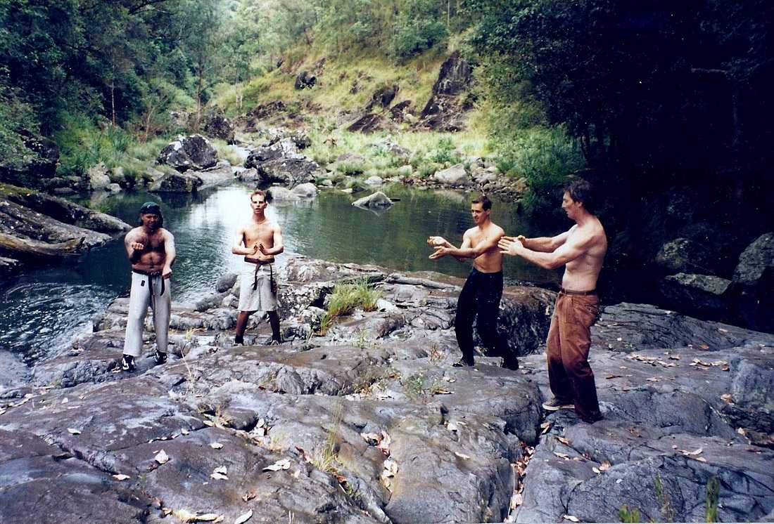 1989 Bush training in Stoney creek, Woodford
