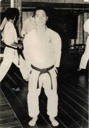 Sensei Kokubo Uchedeshi at Yoyogi Dojo 1976